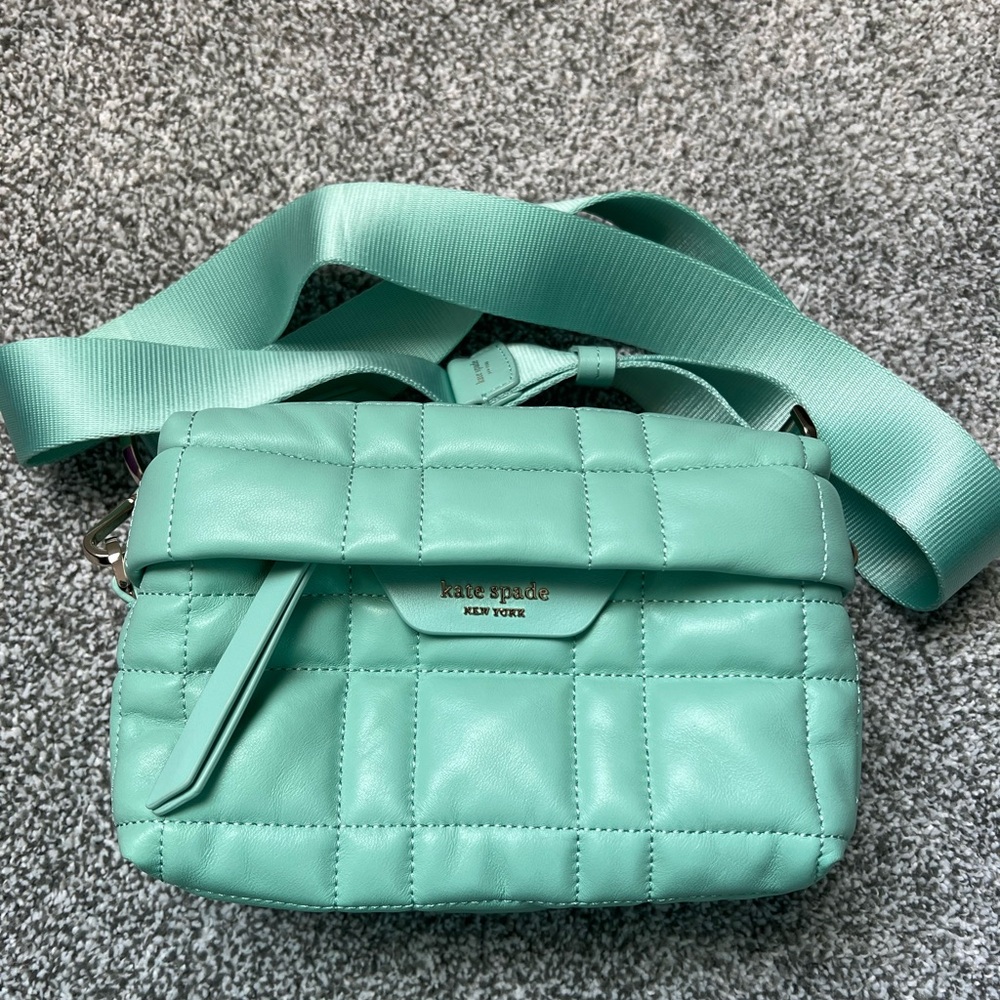 NWT kate spade Mint Quilted Crossbody Bag